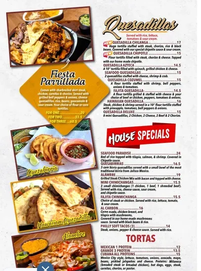 Taco Inc Mexican Bar and Grille Dubois Menu | DuBois, PA | Checkle