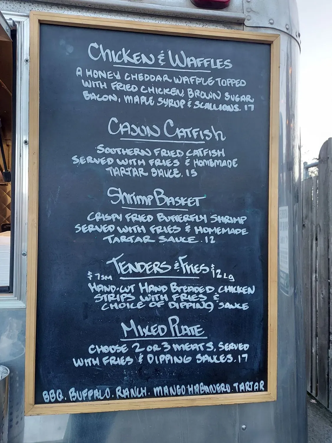 Styr Kurbside Kitchen Menu - Updated November 2025