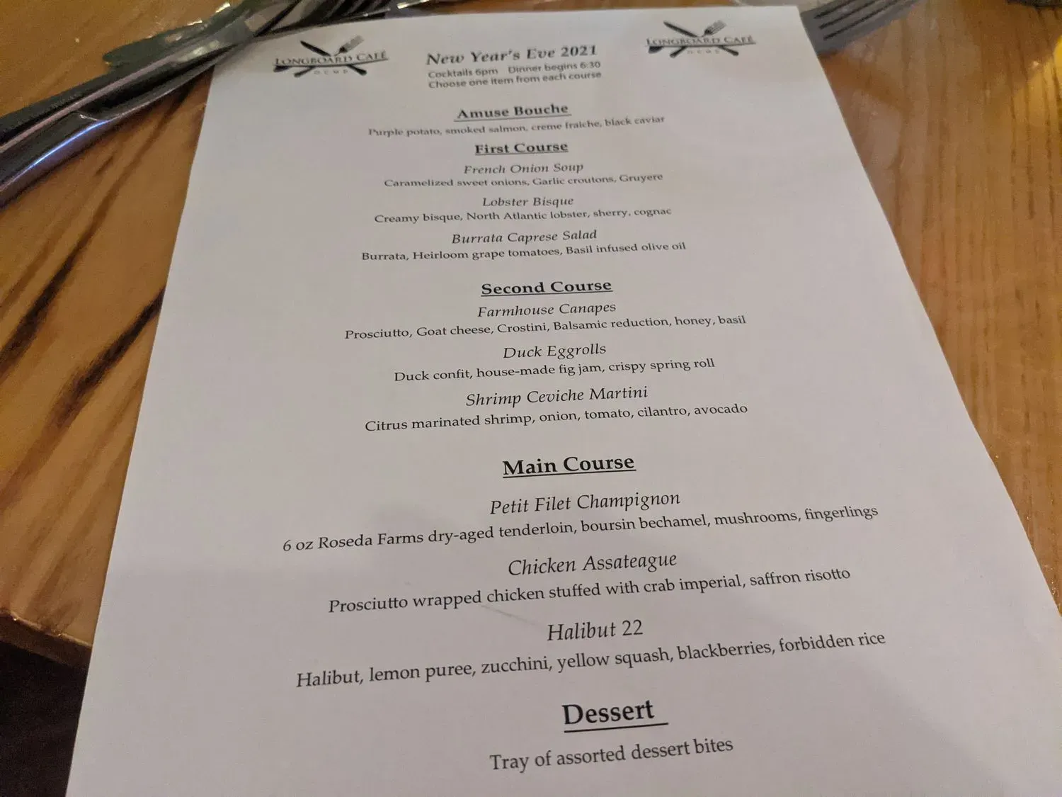 Menu 6