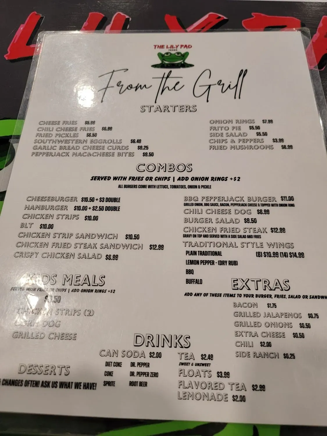 Menu 3