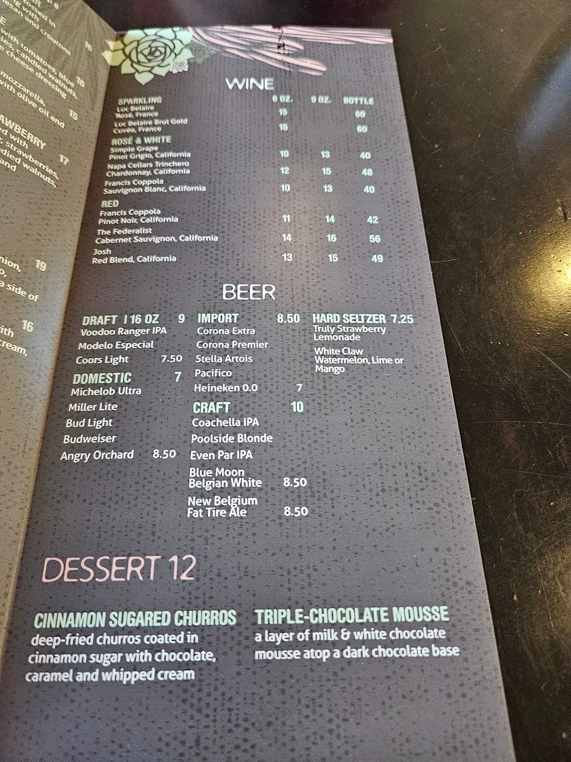 Menu 4