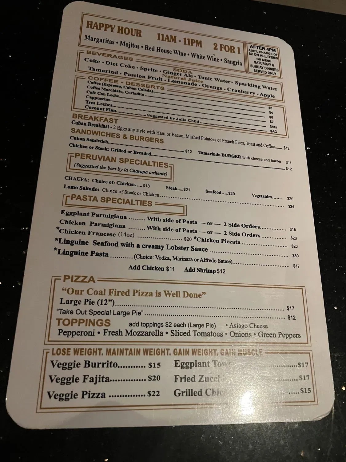 Menu 6