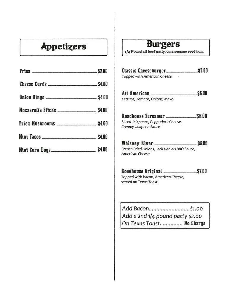 Menu 5