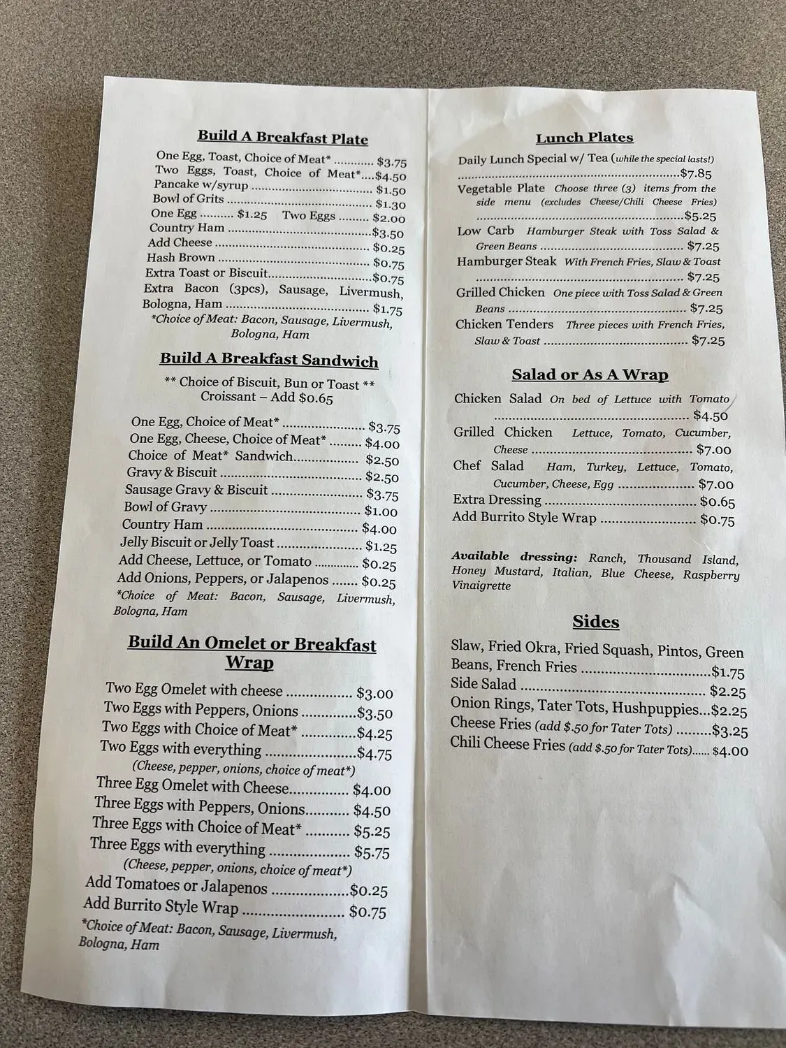 Menu 3