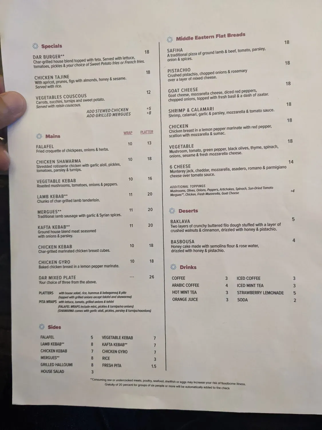 Menu 4