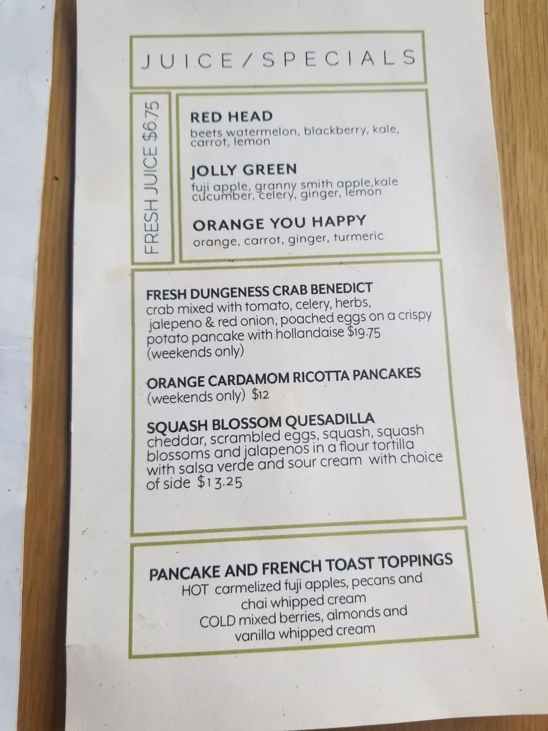 Menu 4