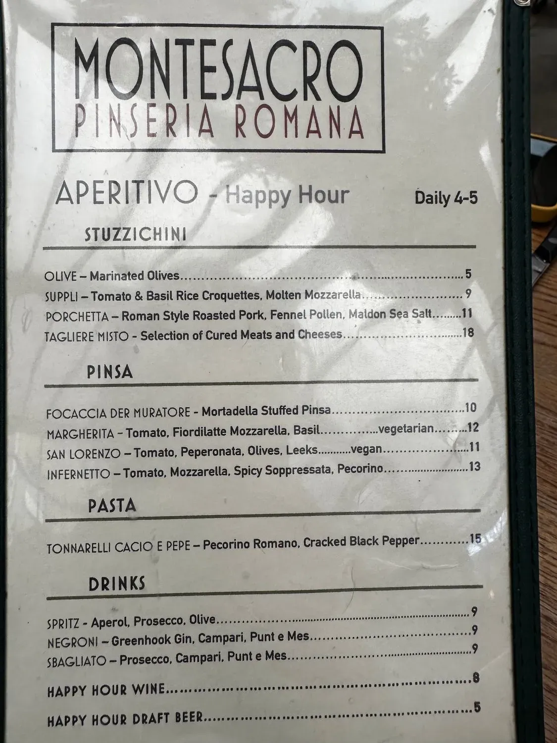 Menu 6