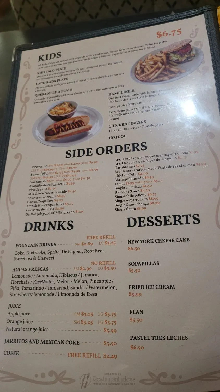 Menu 6