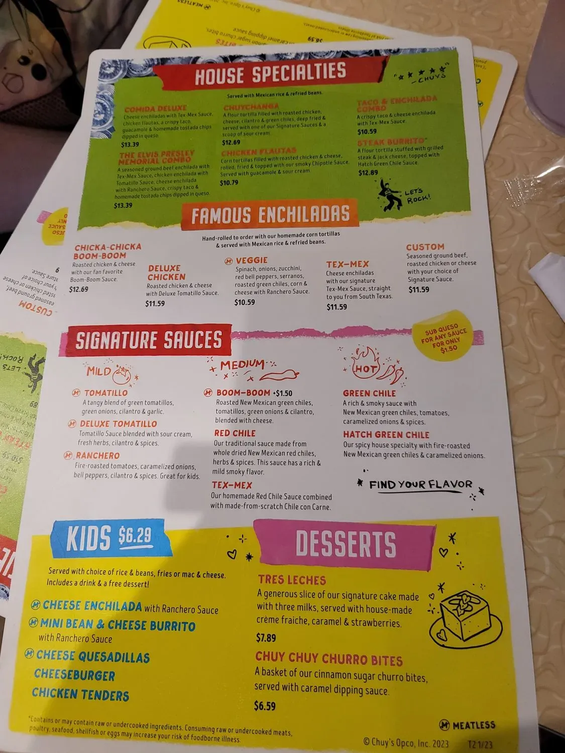 Menu 6