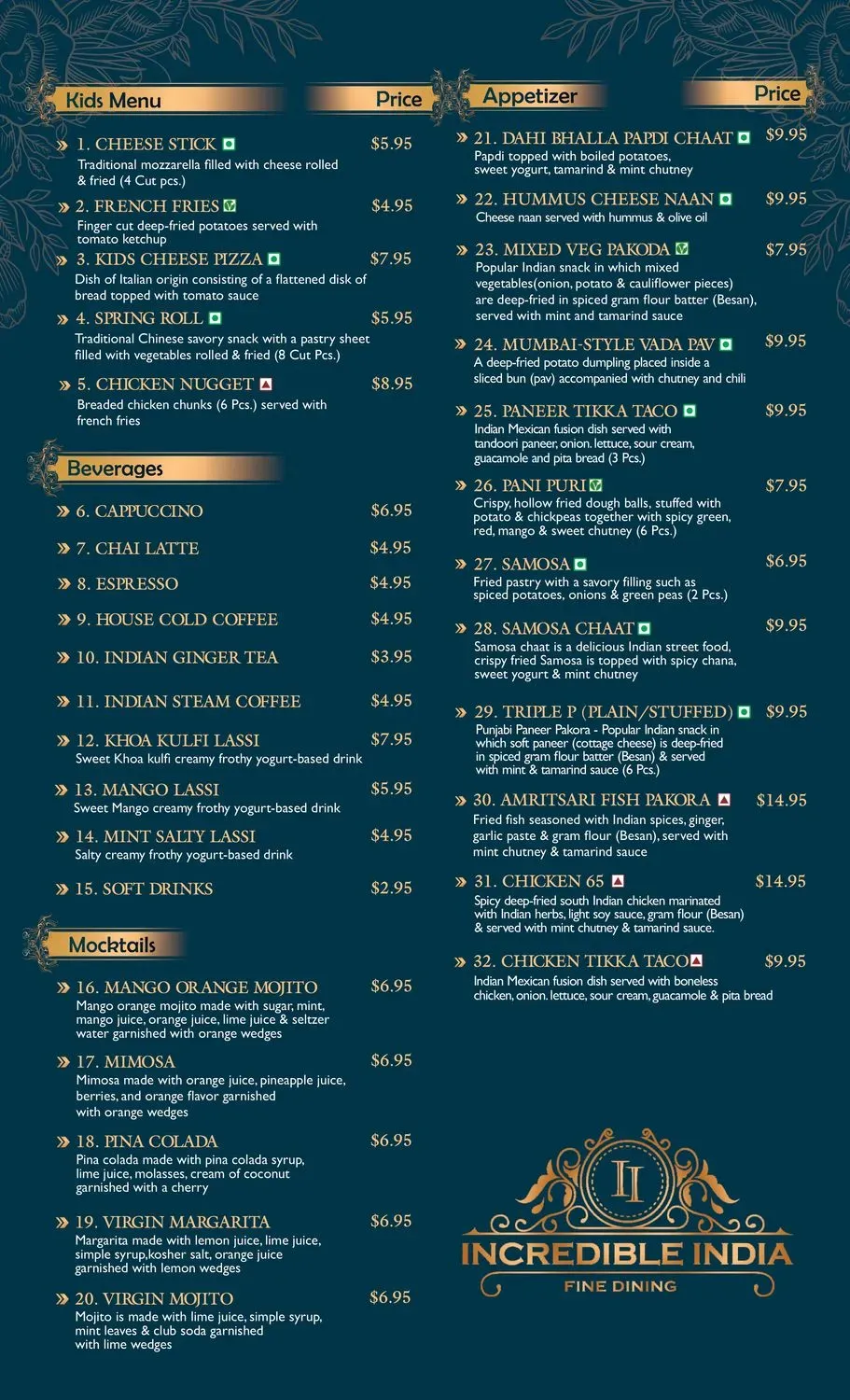 Menu 5