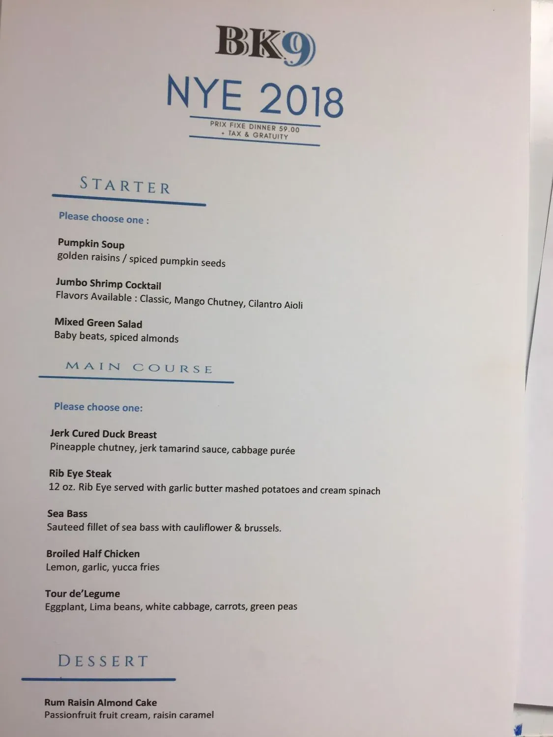 Menu 2