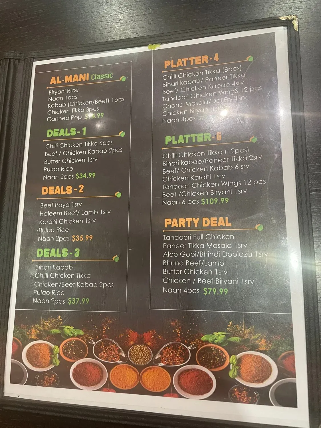 Menu 2