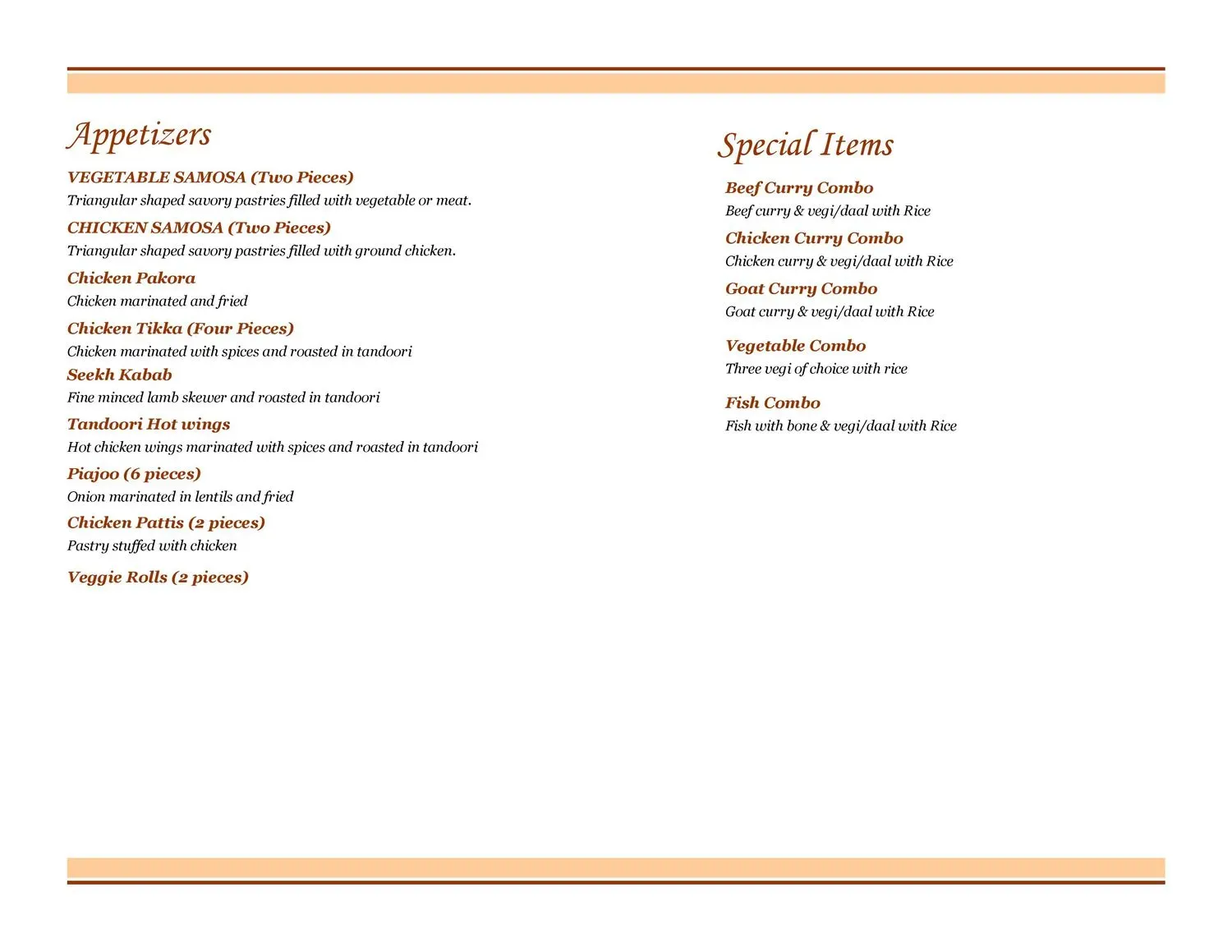 Menu 3