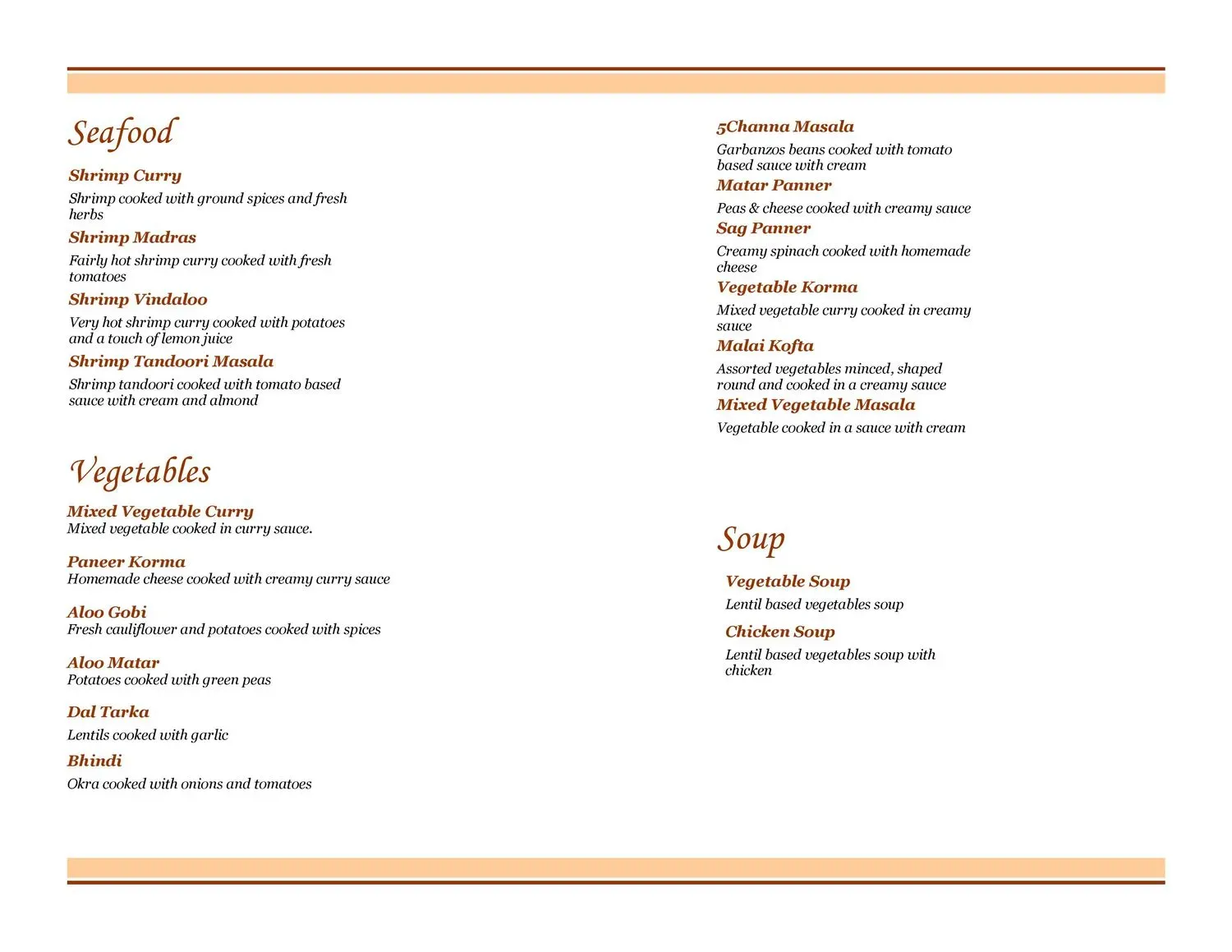 Menu 2