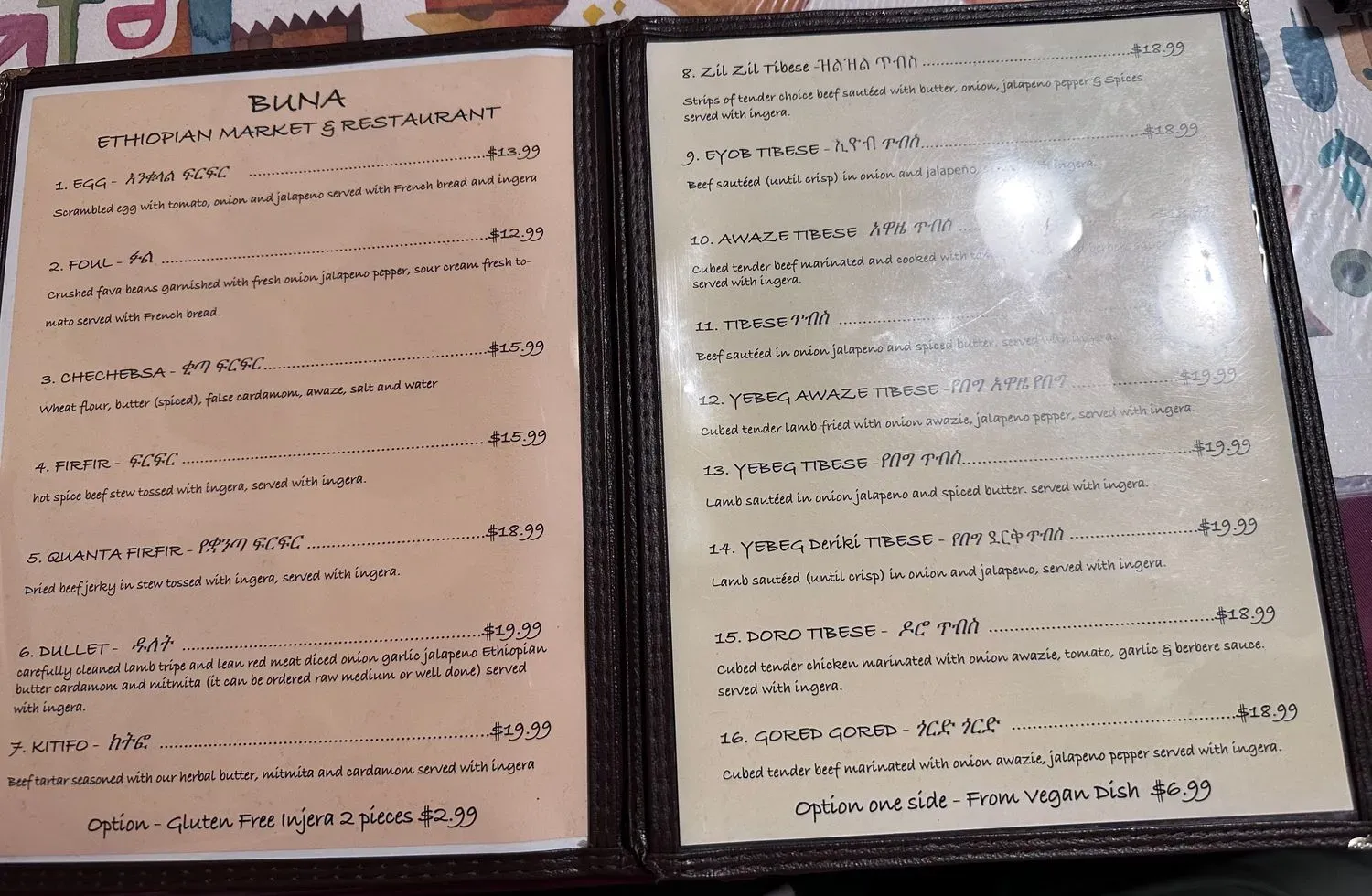 Menu 6