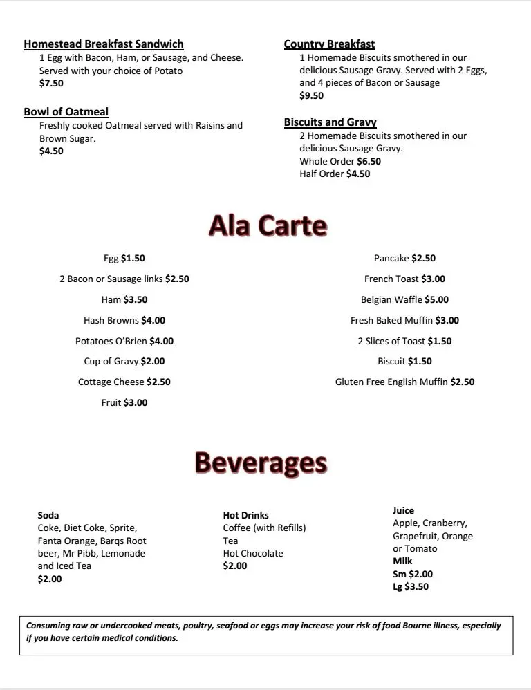 Menu 5
