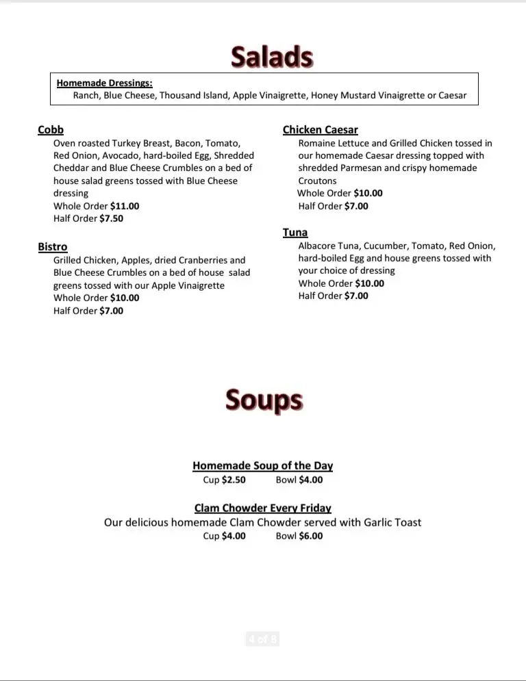 Menu 4
