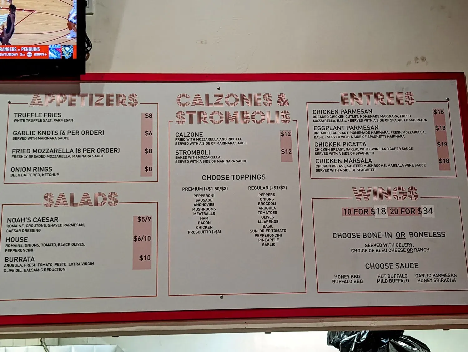 Menu 3