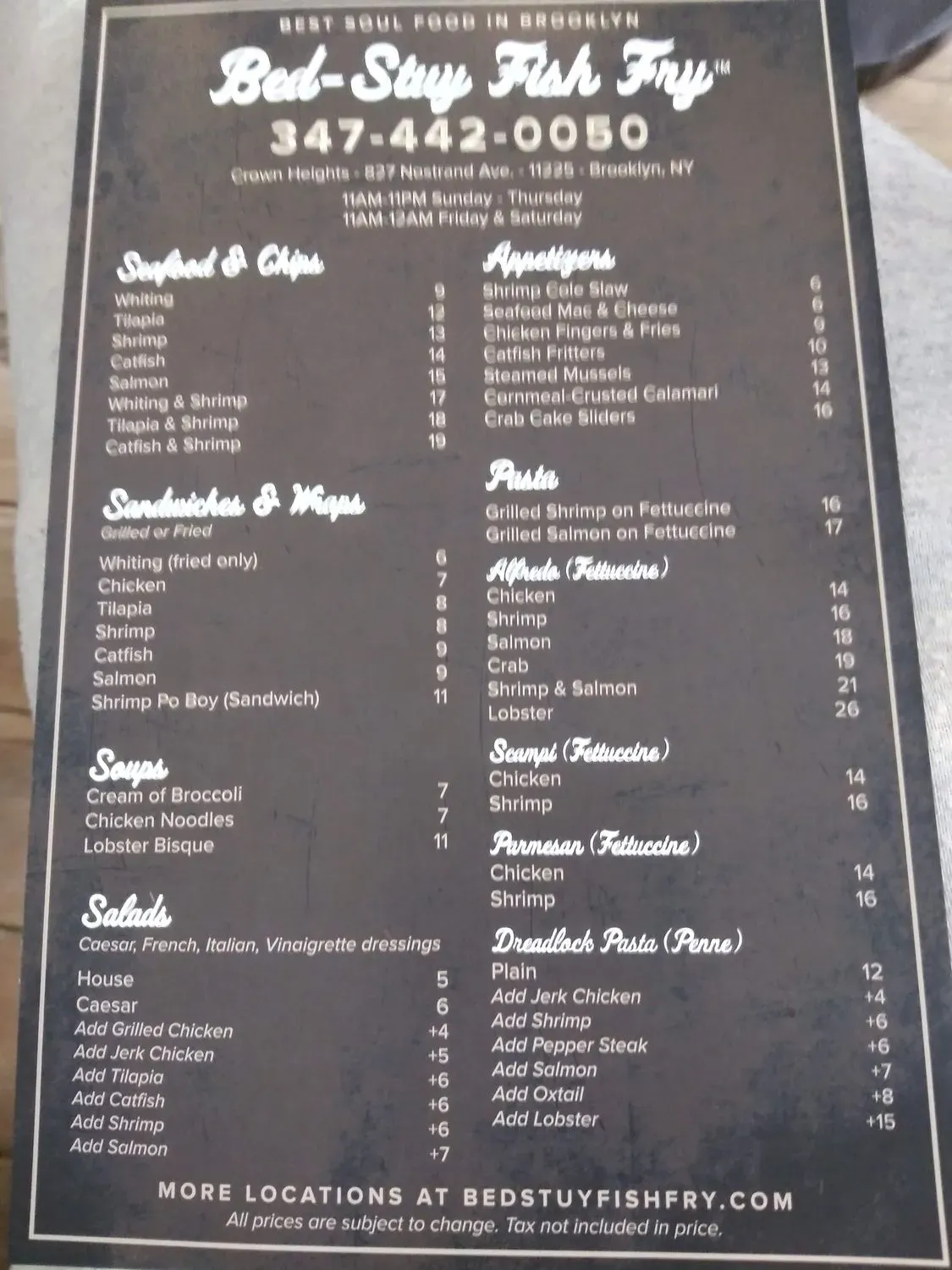 Menu 6