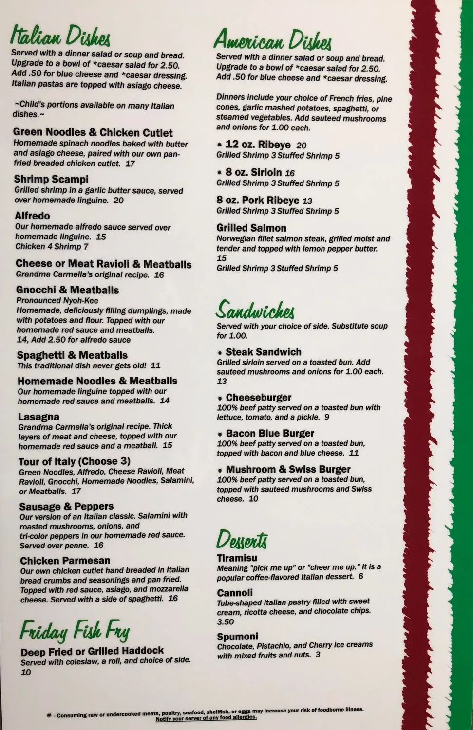 Menu 2