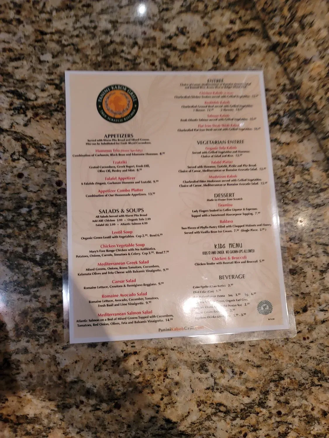 Menu 6