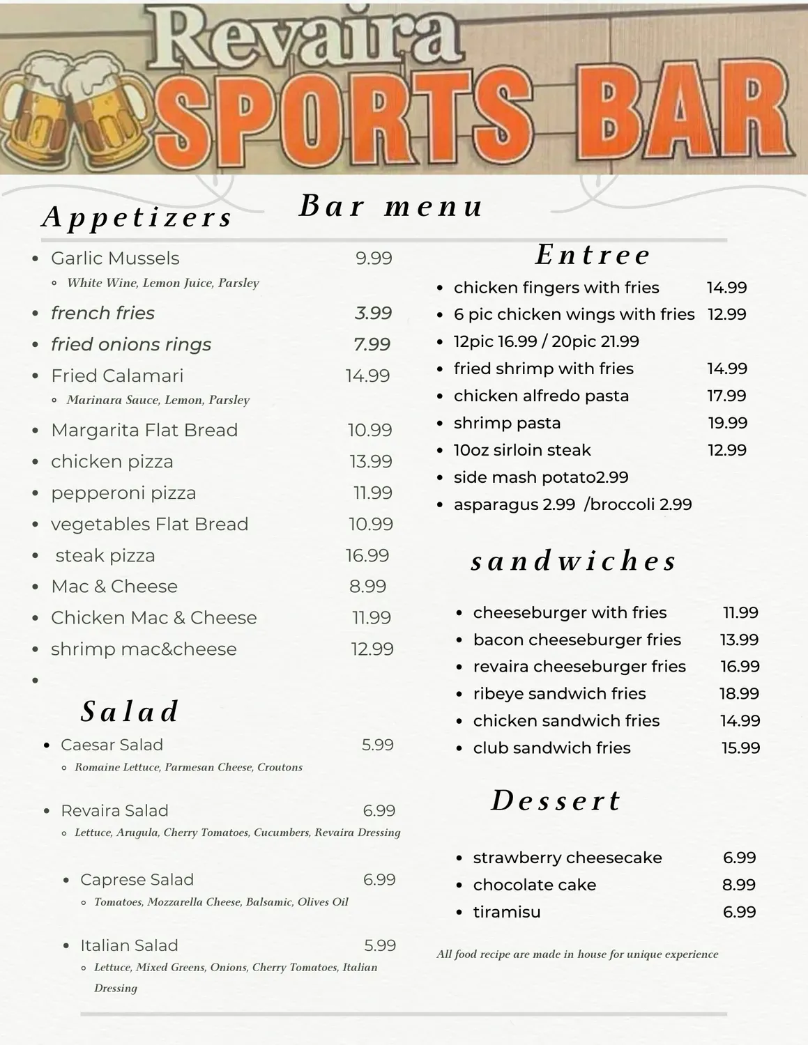 Menu 2