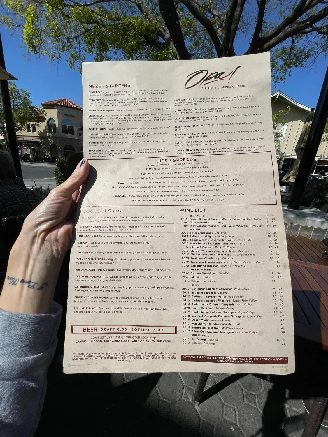 Menu 5