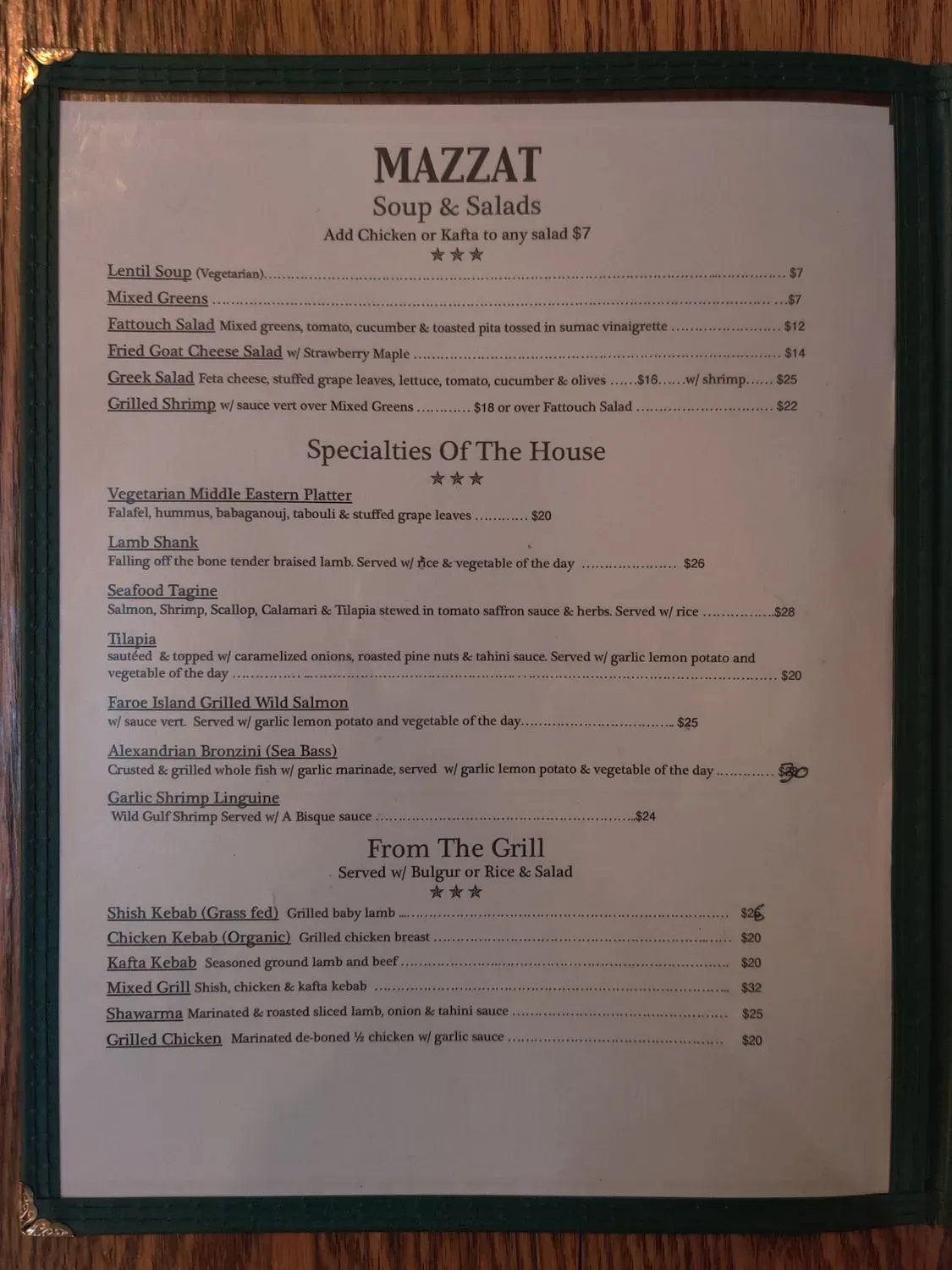 Menu 3