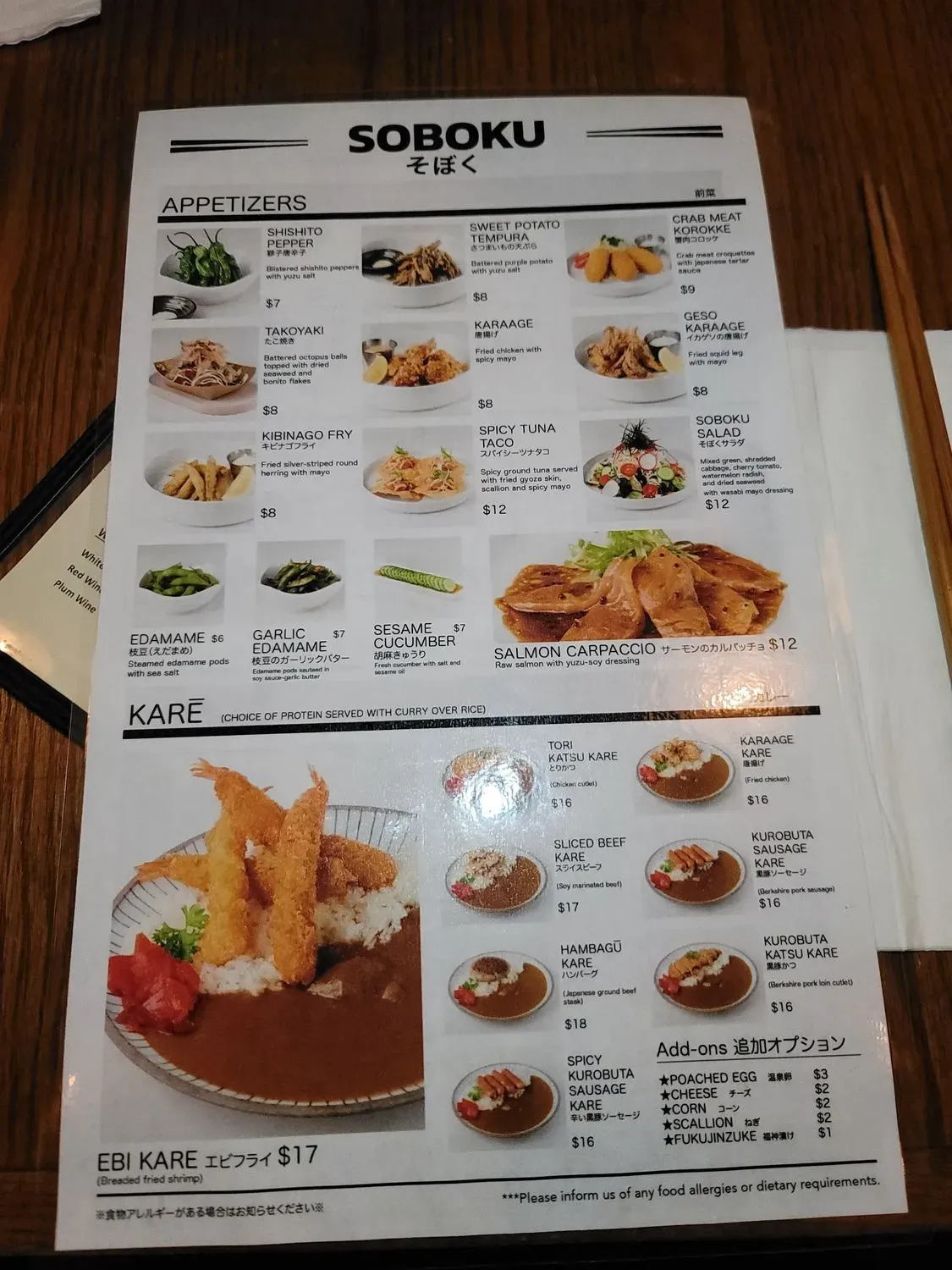 Menu 4