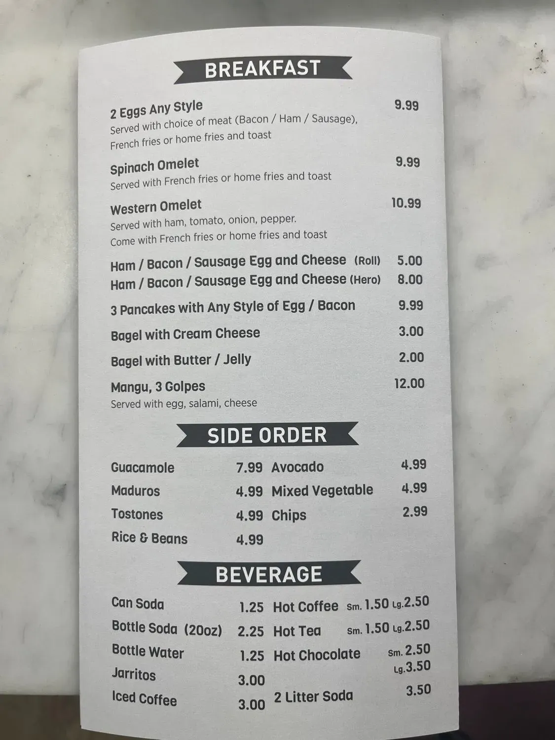 Menu 5