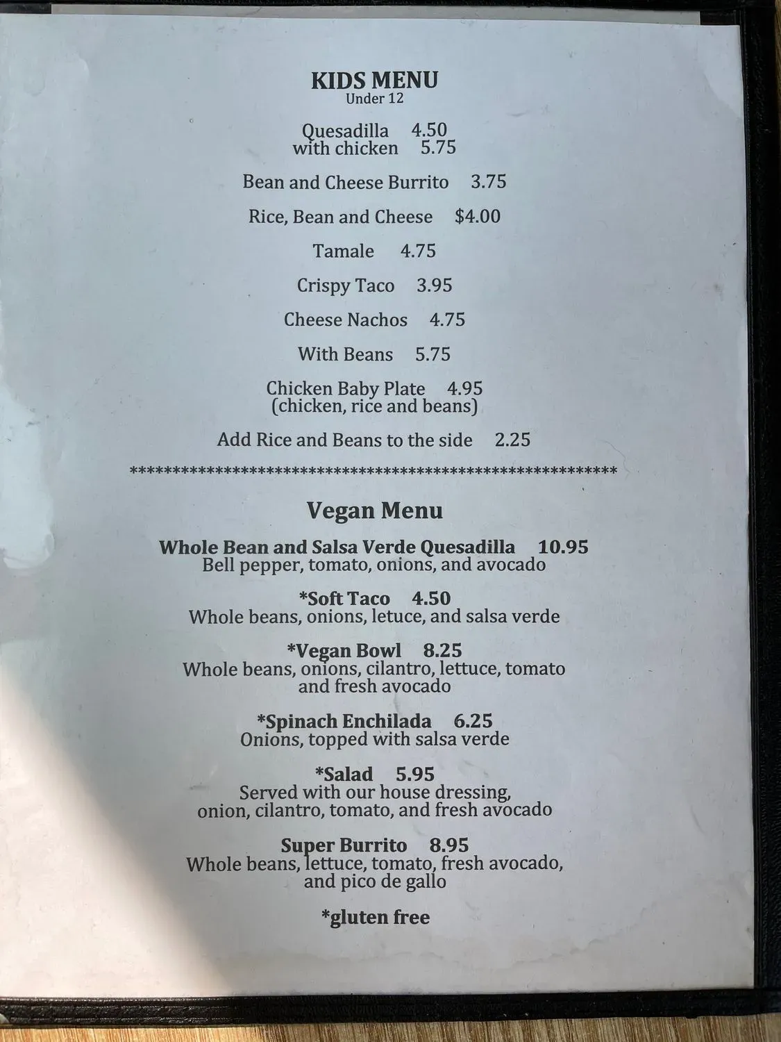 Menu 2