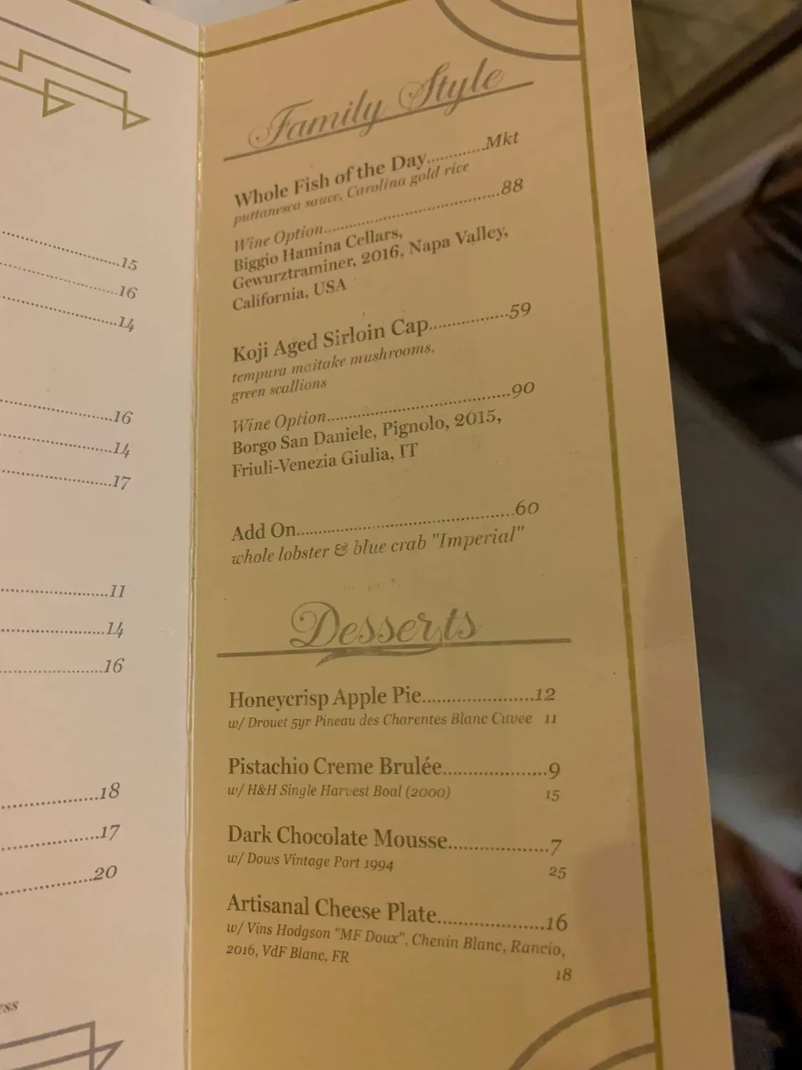 Menu 5