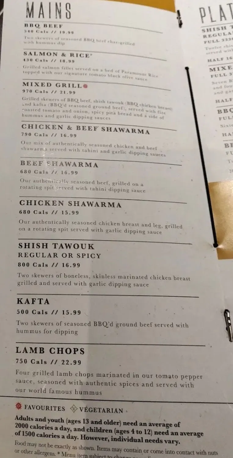 Menu 4