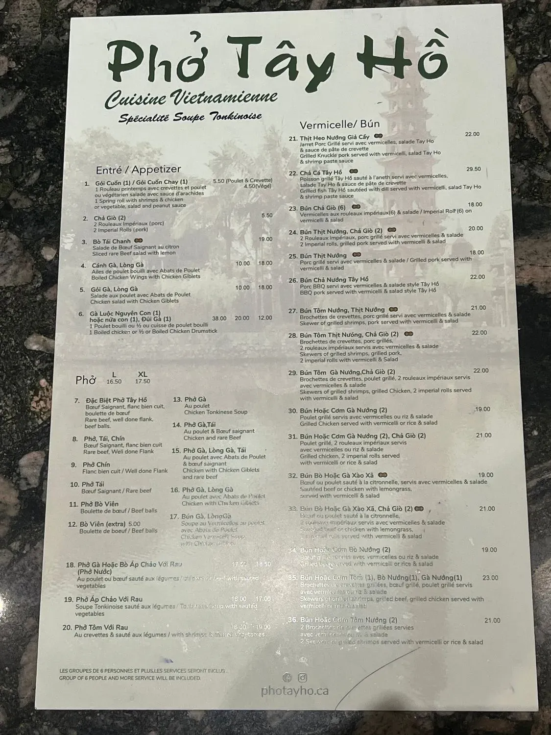 Menu 4