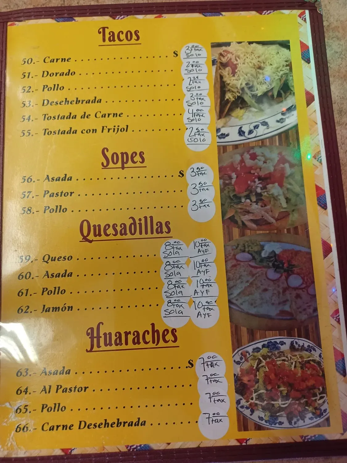 Menu 4