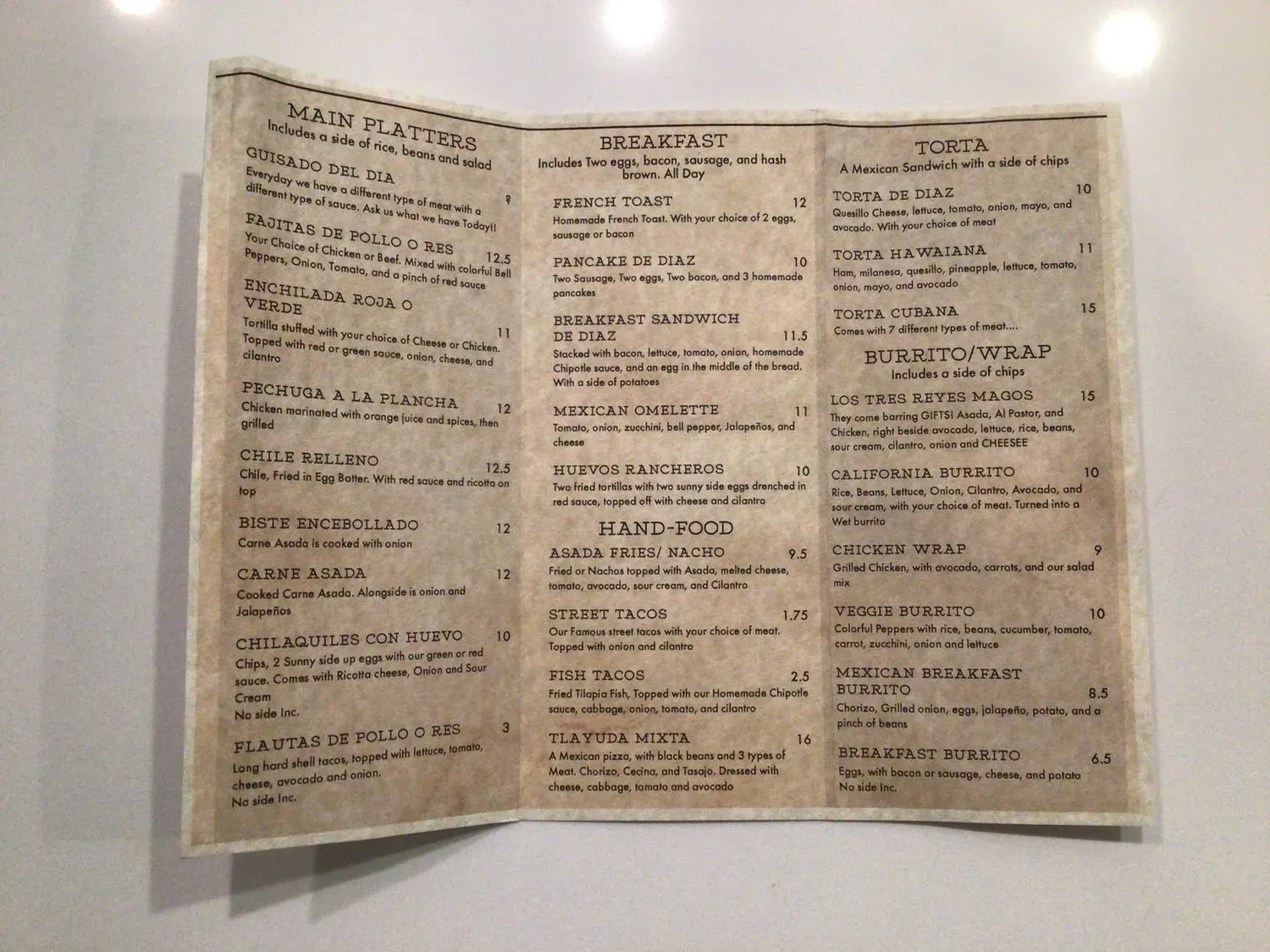 Menu 3