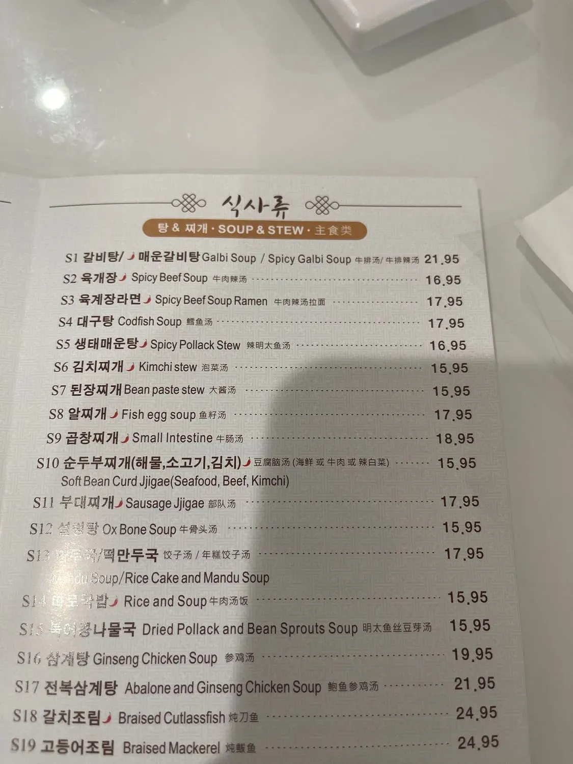 Menu 4