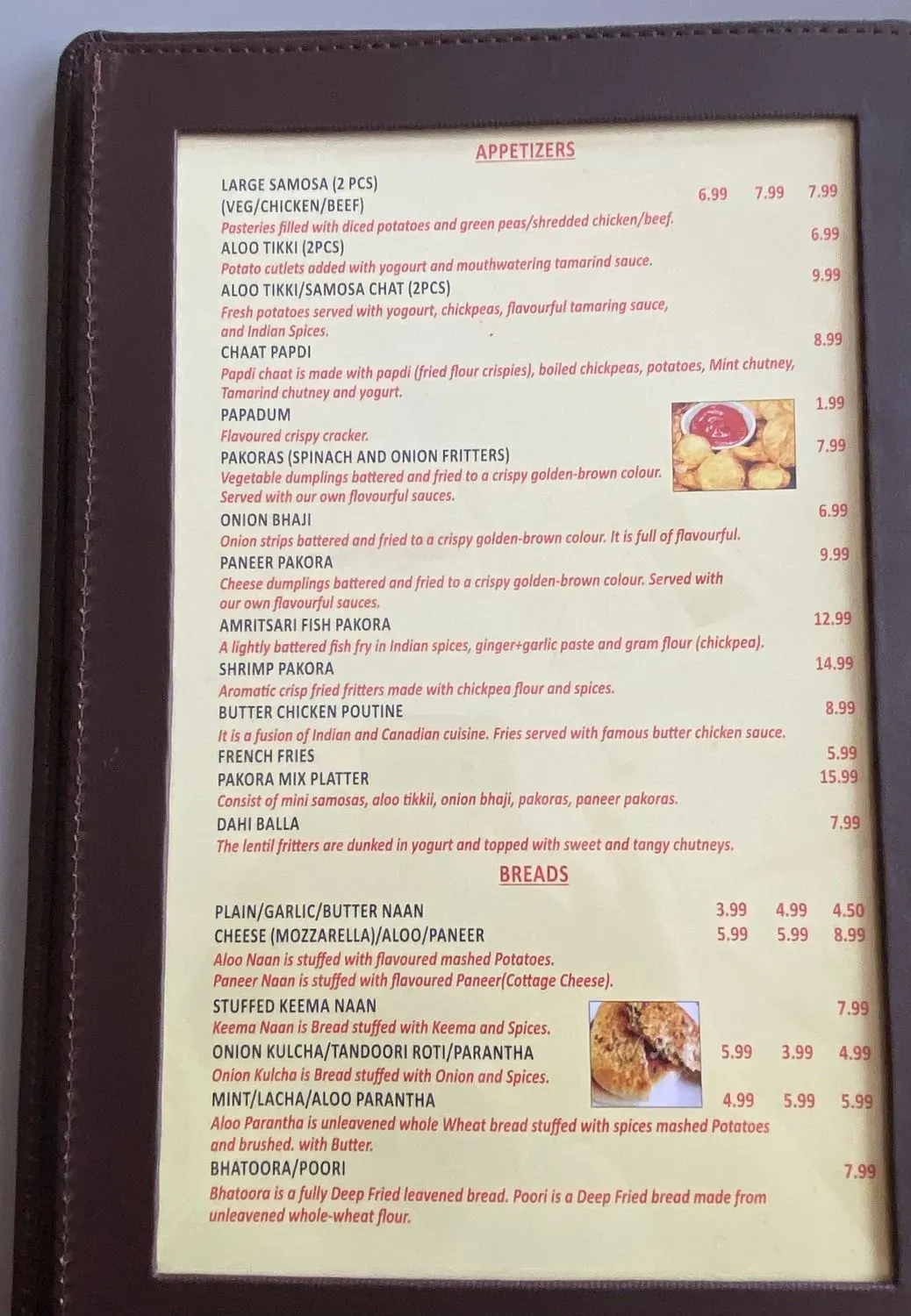 Menu 4