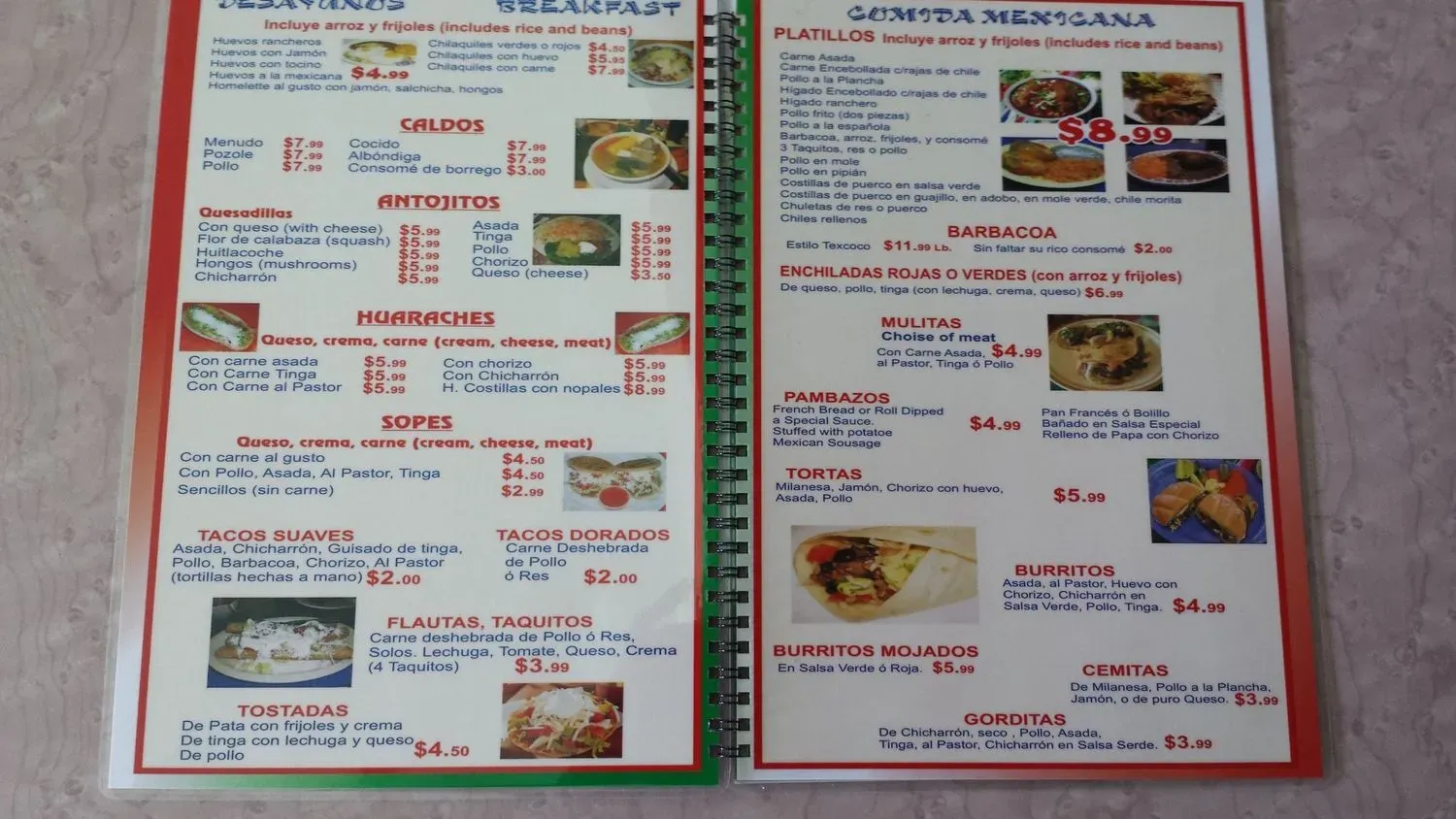 Menu 4