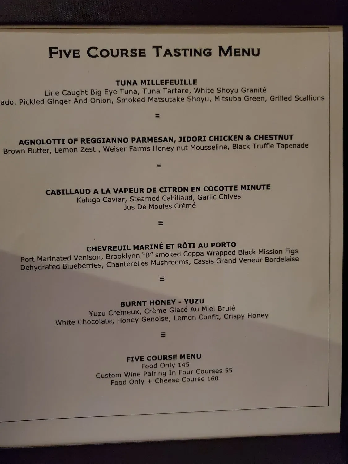 Menu 6