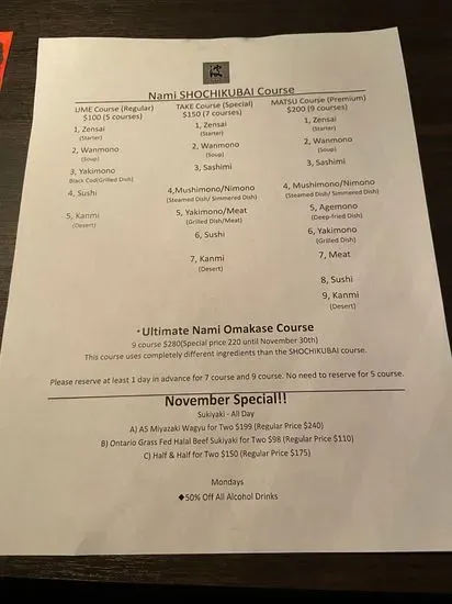 Menu 2