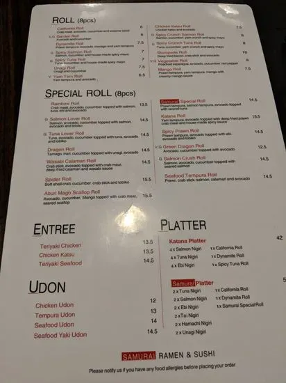 Menu 6