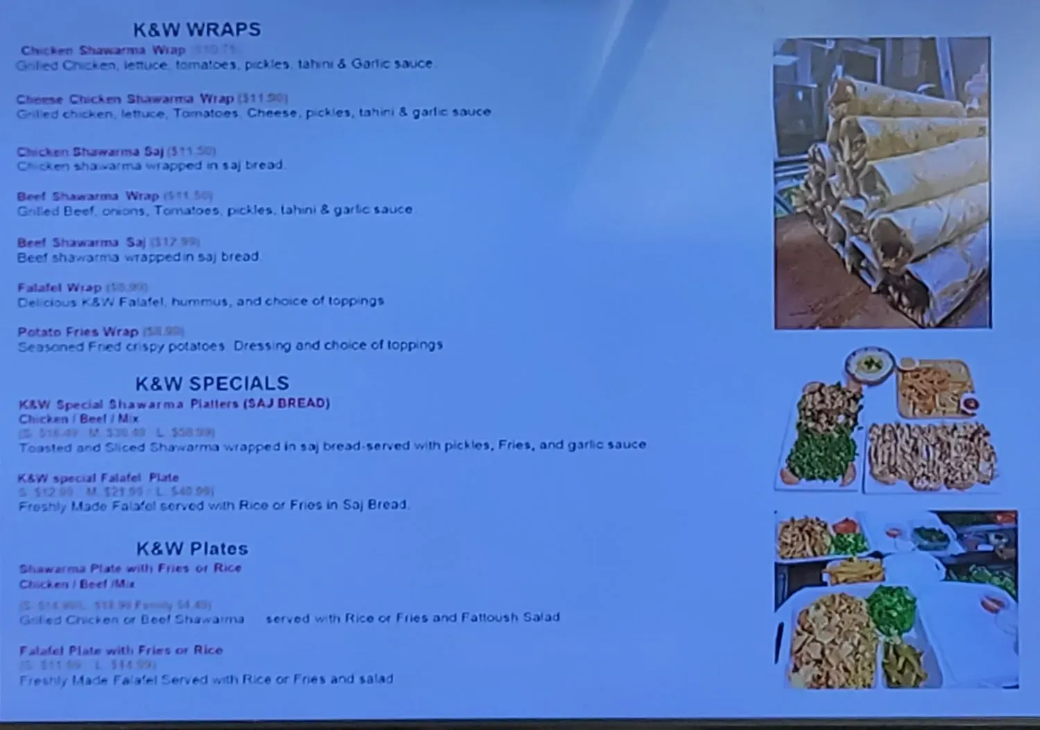 Menu 4