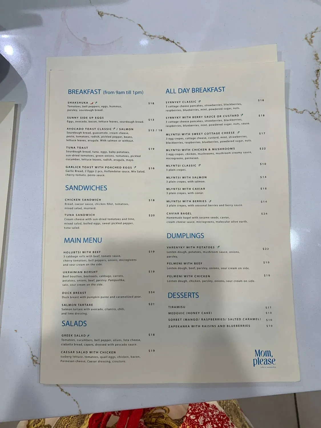 Menu 3