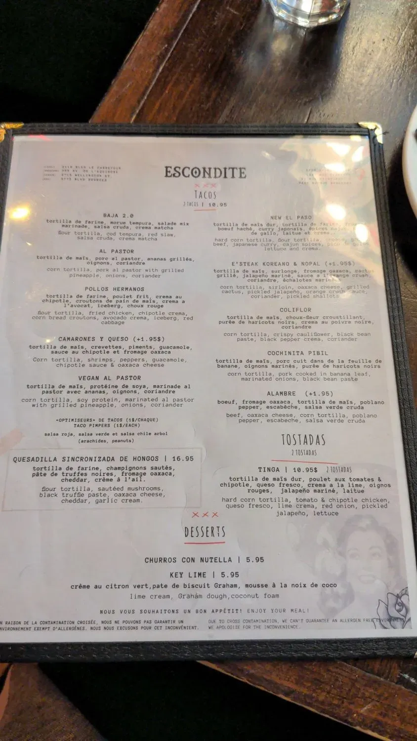 Menu 5