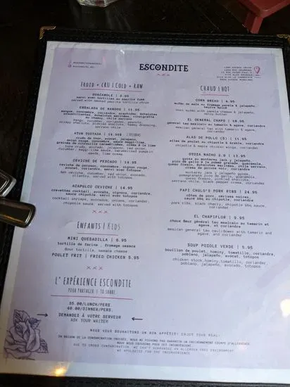 Menu 2