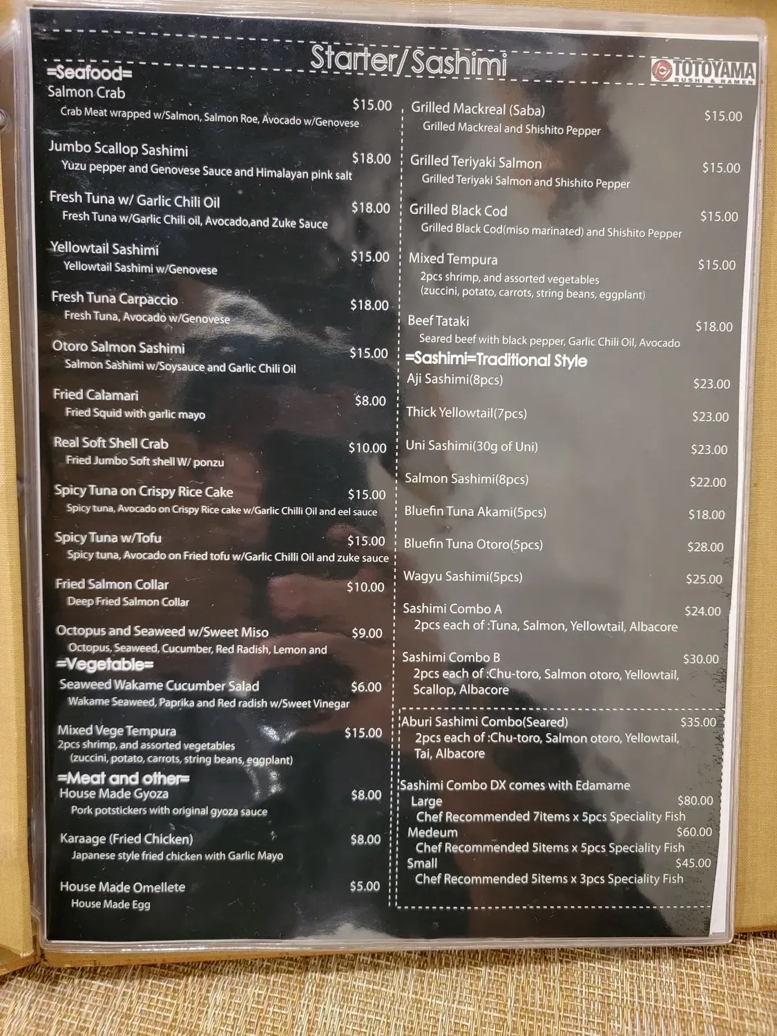 Menu 3