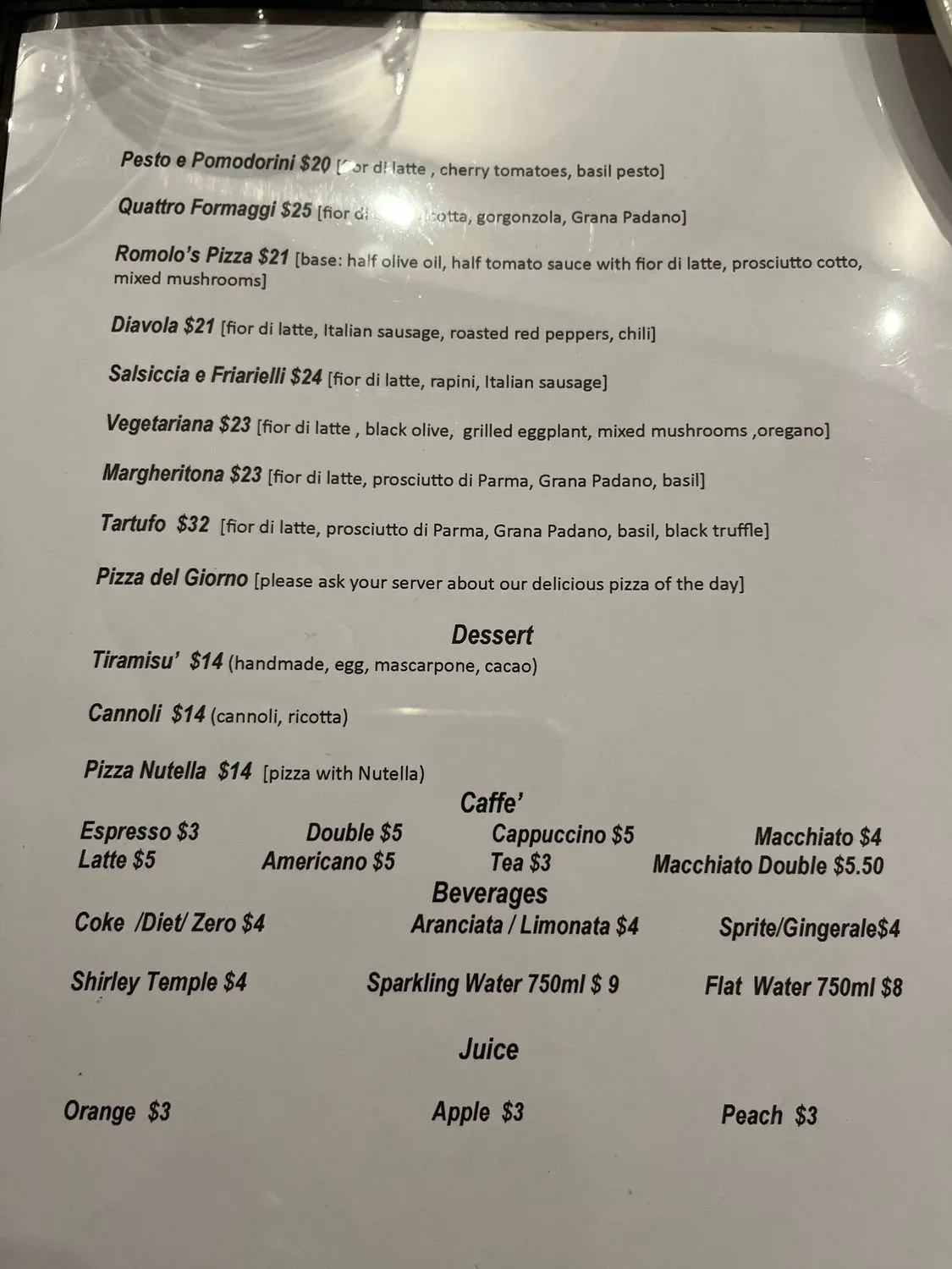 Menu 2