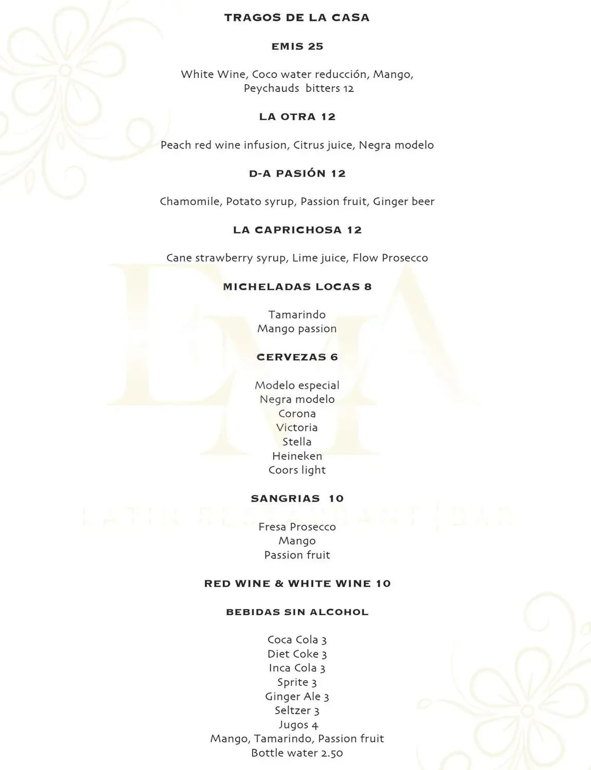 Menu 2