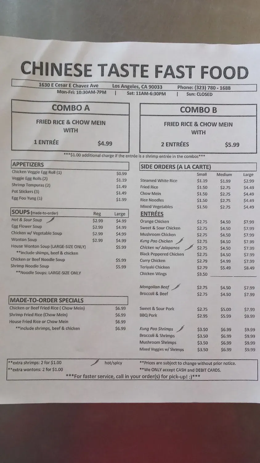 Menu 2